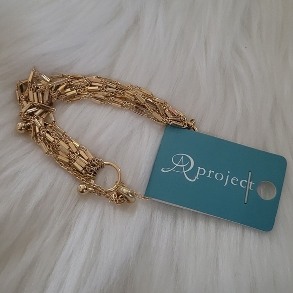 A Project Jewelry - NWT A Project Golden Chain Adjustable Bracelet